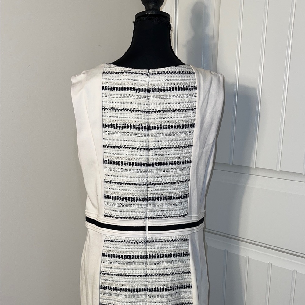 White House Black Market Monochrome Tweed Jacket and Dress - Picture 12 of 16